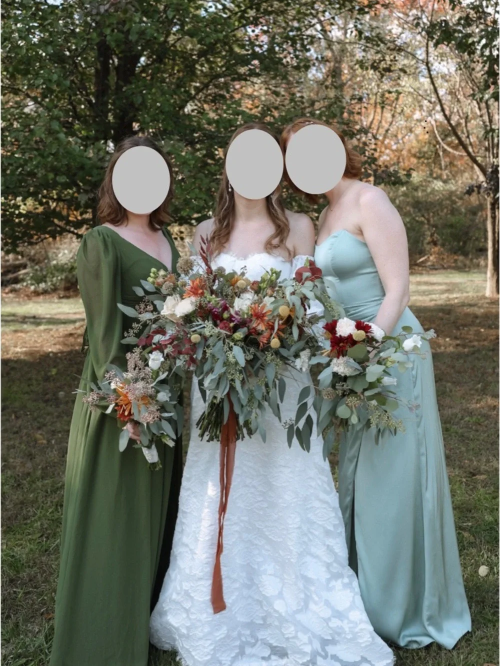 Azazie Zeya Olive Green Bridemaids Dress - Picture 2 of 4